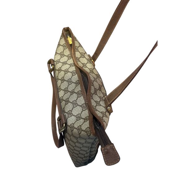 Gucci Beige and Brown Monogram Tote - Picture 1 of 8